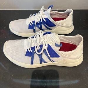 Olukai Holo Bright white/cobalt blue